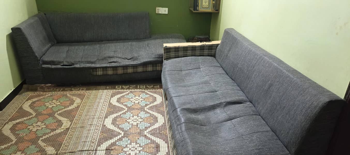 L Shaped sofa set 2