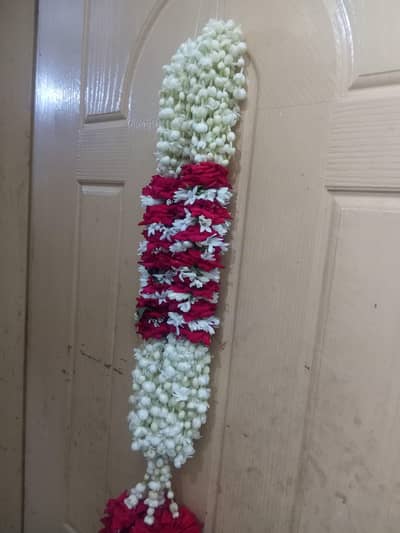 Fresh Homemade Flower Garland (Haar) - Rose & Jasmine