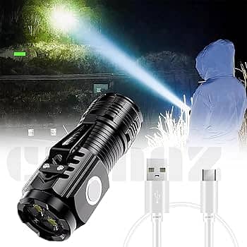 Mini LED Torch - Portable Pocket Light, Child Camping, Emergency.