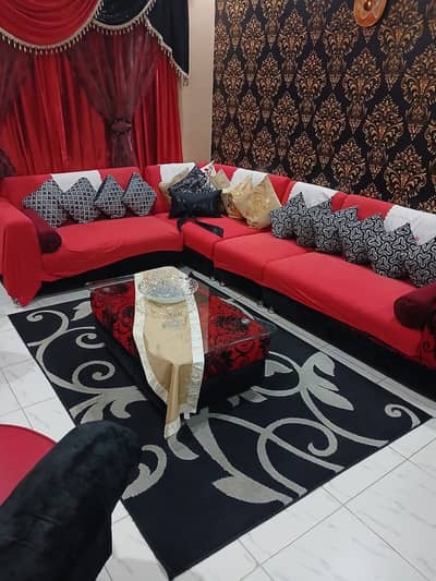 PRELOVED 7 SEATER LUXURIOUS L SHAPED SOFA