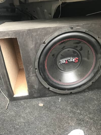 Woofer and  amplifier best sound