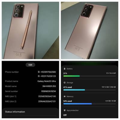 Samsung Mobile Note 20 Ultra