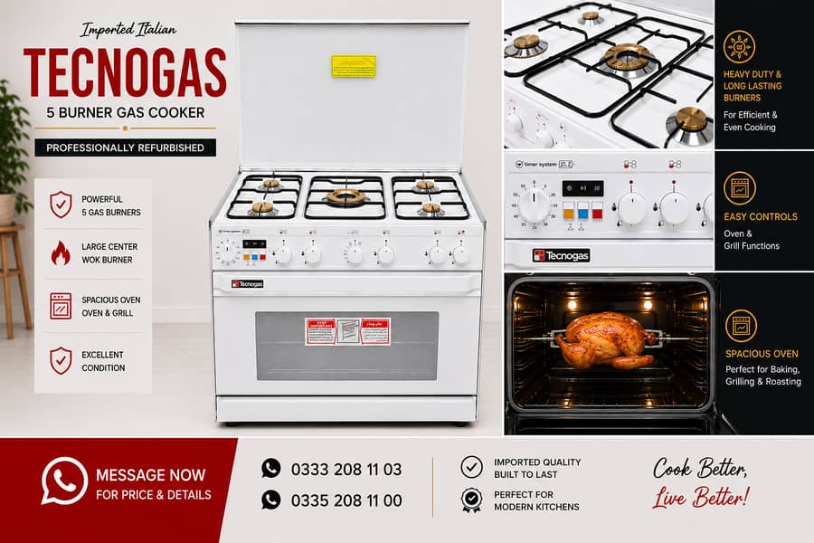 Tecnogas Cooking Range 1