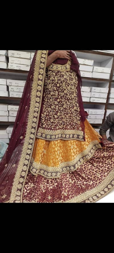Bridal Wedding Dress / Barat Lehenga - Excellent Condition - Like New