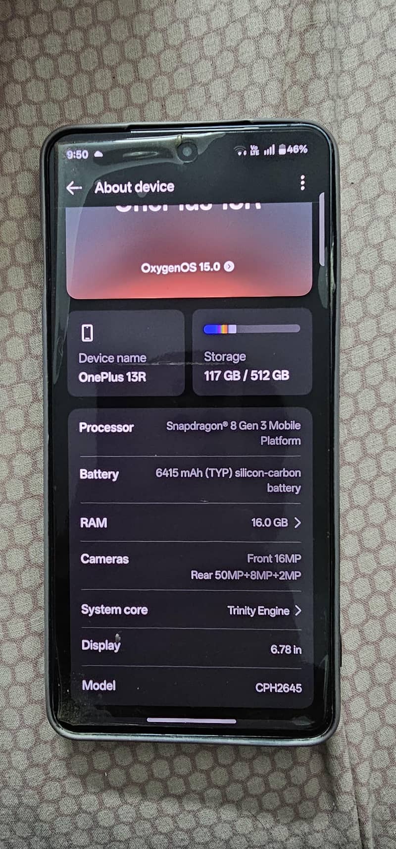 One Plus 13R 6