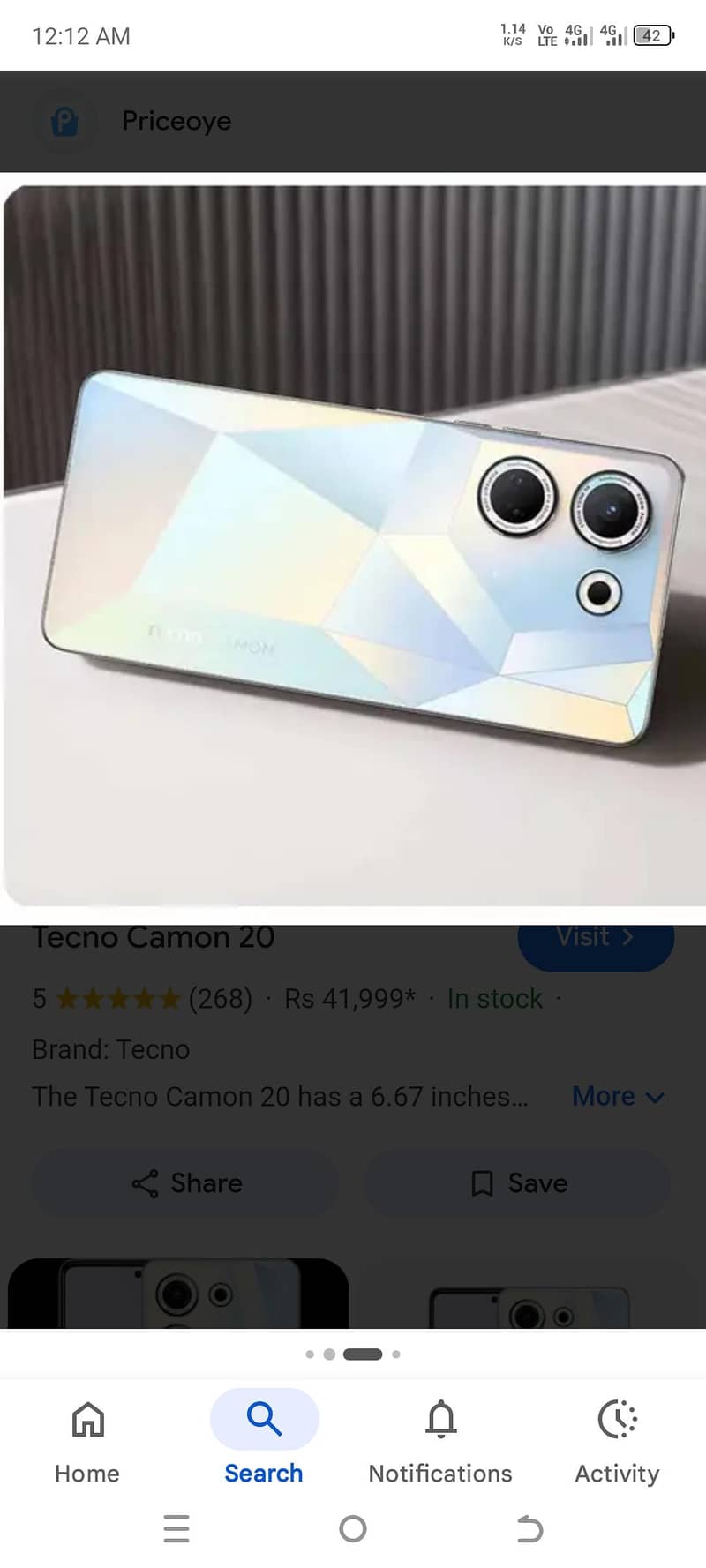 Tecno CAMON 20 1