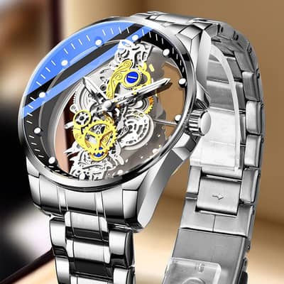 Double sided transparent watch