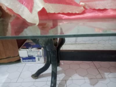 glass table