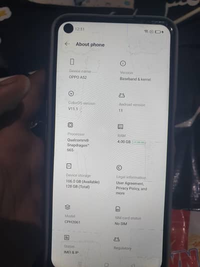 OPPO A52