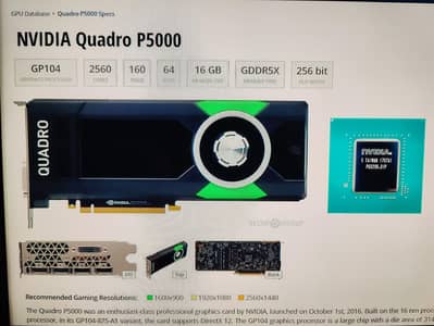 Nvidia Quadro P5000 16Gb