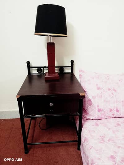 Two wrought iron side tabbles and one dressing table  for sale