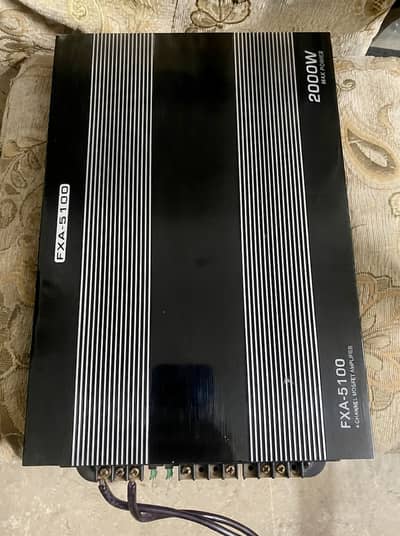 FXA-5100 4-Channel Car Amplifier (2000W) - Heavy Duty Amp