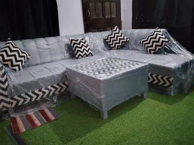 Aoa L shape 6 seater sofa with Big table (03709572012)