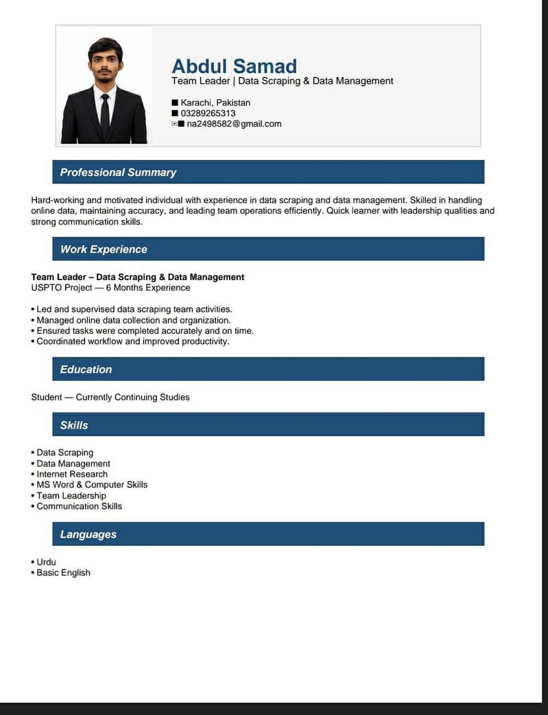 Data Entry & Data Management | Part-Time Job Required 0