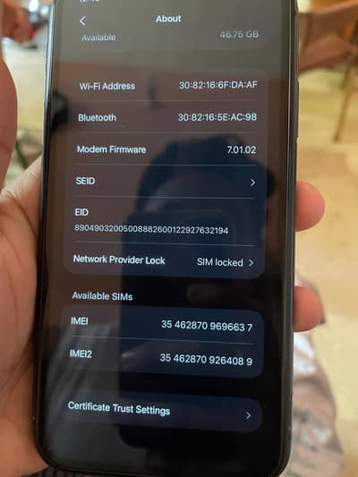 Apple iPhone 11 64gb jv 79 battery health original