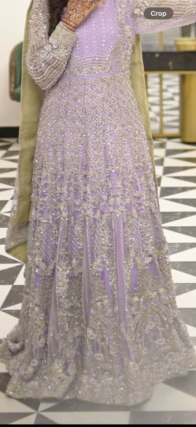 FPL bridal walima maxi with dupata.