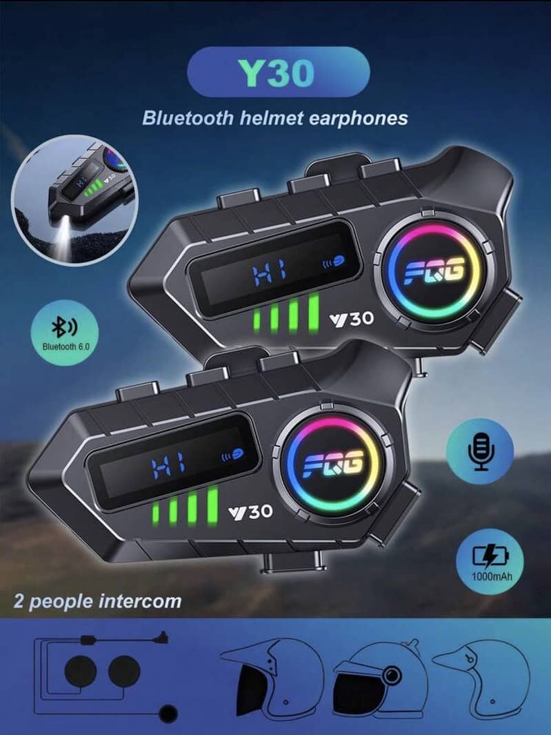 Helmet intercom 0