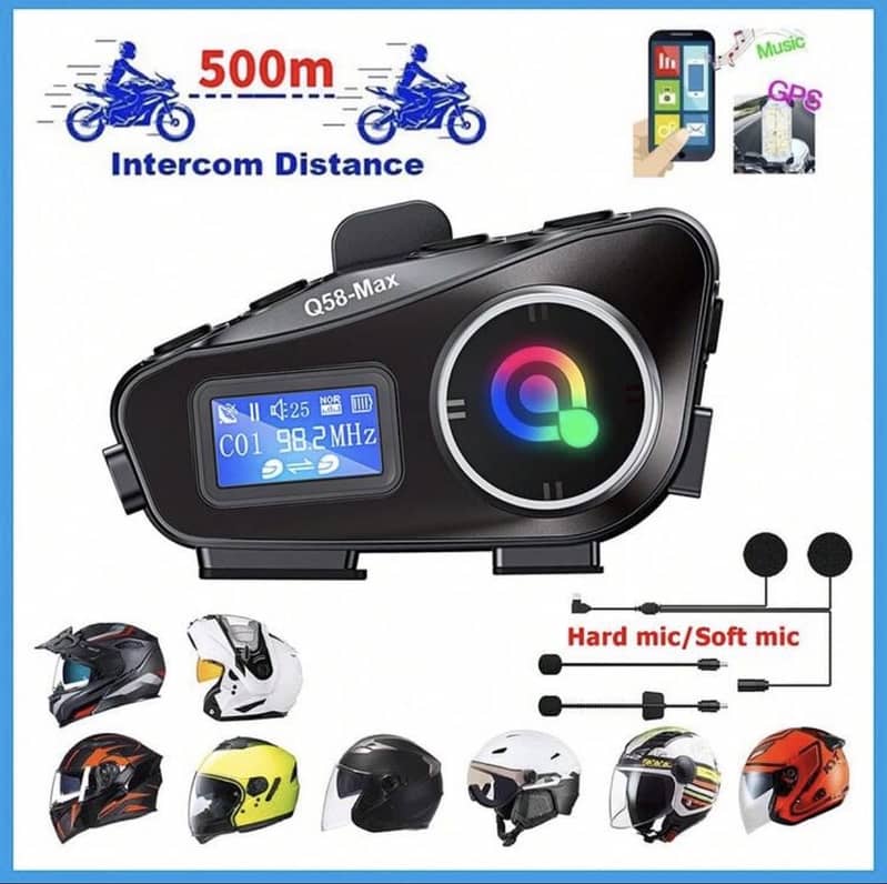Helmet intercom 3