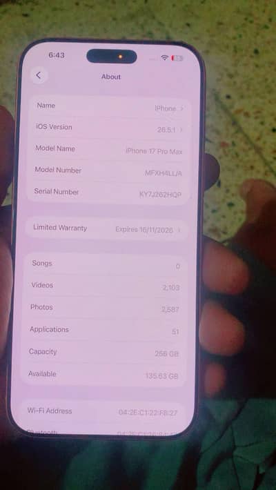 Apple iPhone 17 Pro Max