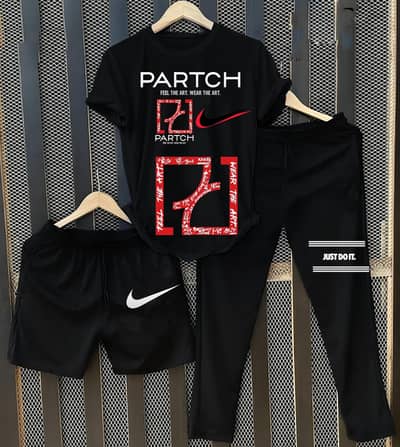 Summer Track Suit For men's 3 pieces