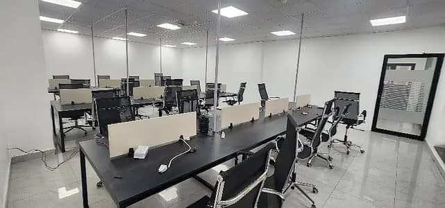Large Furnished Office (80-Seater) Available Now in Johar Town!