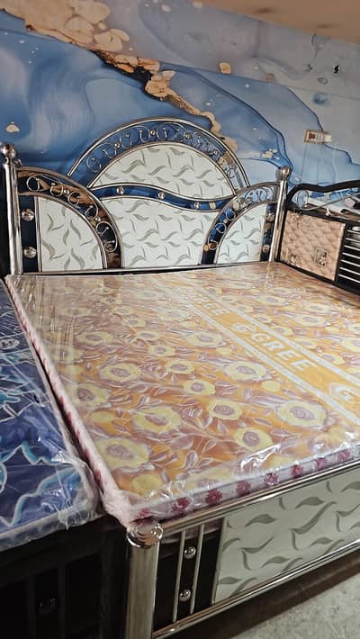 king size steel bed