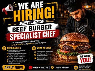 Beef Burger Specialist Chef