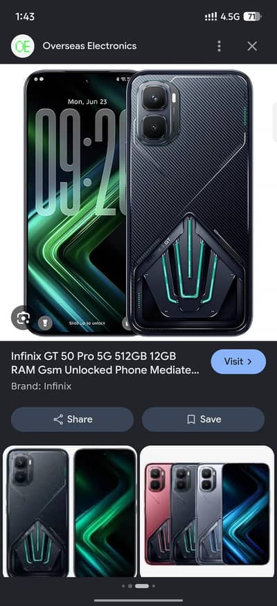 Infinix Gt 50 pro