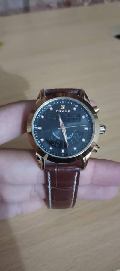 Power Original Double time Watch Available 10/10 like Fresh Brand New.
