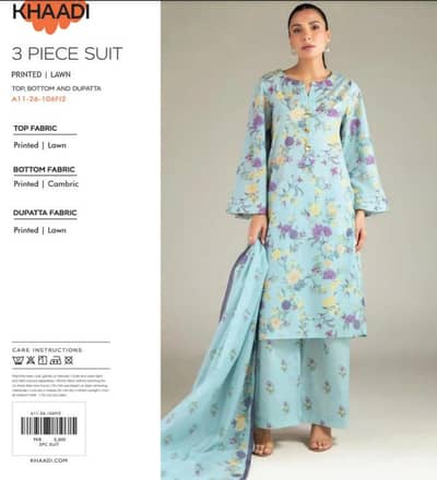 100% original lawn khaadi