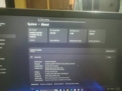 i7-9750H 16 Gb Ram 256 Nvme 4 Gb Gtx 1650
