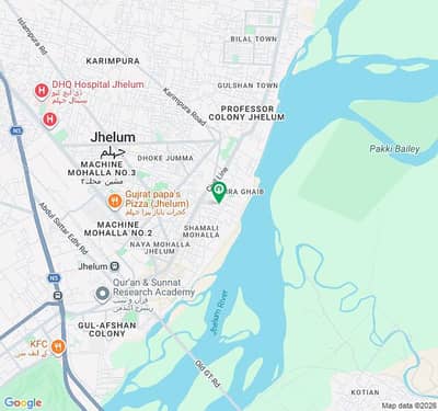 Best Investment 6 Marla Residential Plot at New Shumali Mohallah near Shadab Road Jhelum for Sale