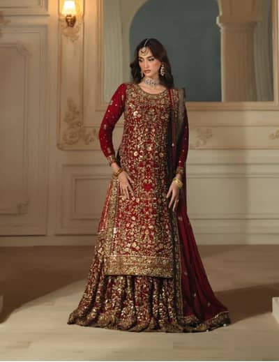 This lehnga is designed by haseen's collection