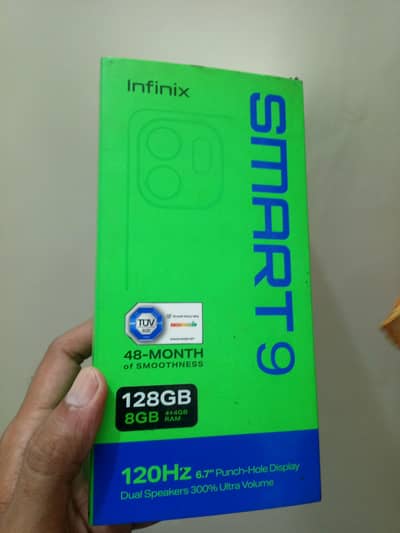 Infinix Smart 9 8gb 128gb with Box original charger