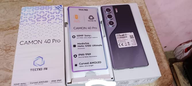 full warrantee available Tecno CAMON 40 Pro