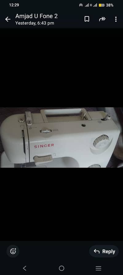 Singer sewing & embriodary machine