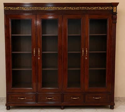 Wooden showcase