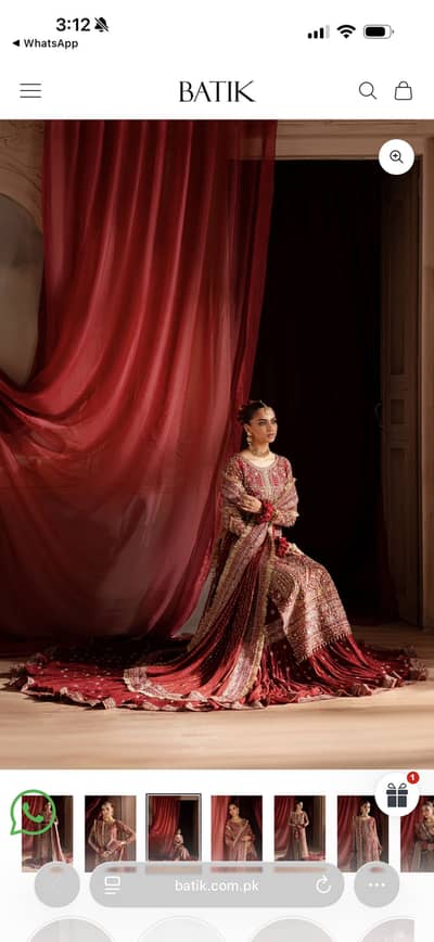 Bridal lehnga in size medium