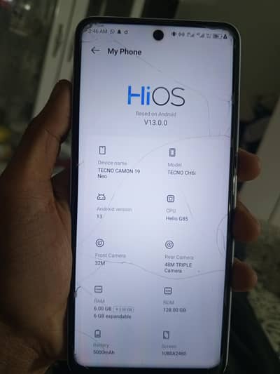 Tecno CAMON 19 Neo
