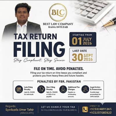 Income Tax Returns, Tax Filer,ATL ,NTN
