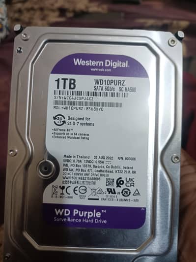 wd surveillance 1tb