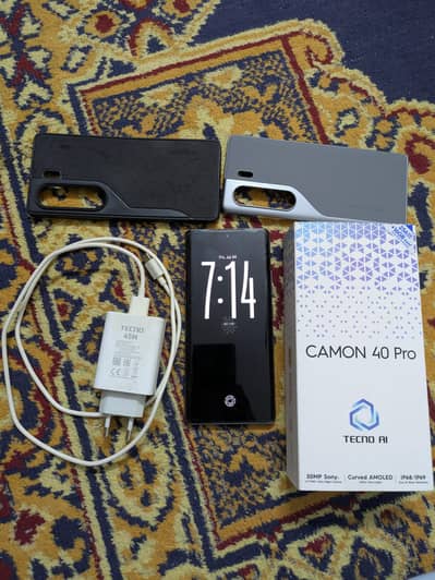 Tecno CAMON 40 Pro, Complete Box + Warranty 10/10 condition