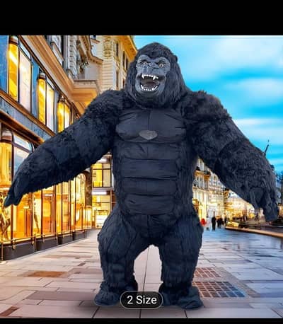 gorilla Costume Available Rent Birthday Wadding school college qawali