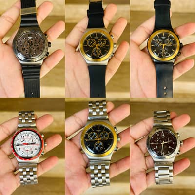 Swatch Swiss Watches Original Stock Available 44mm Dial Sizes