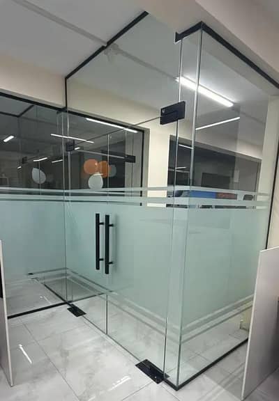 glass partition 12mm glass partition, shop office glass