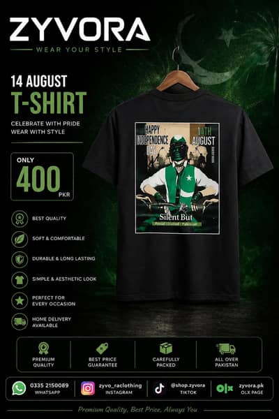 14 August ki or bhi shirts ka bhot Sara stock para howa hn