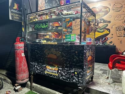Hot Plate Counter Fast Food