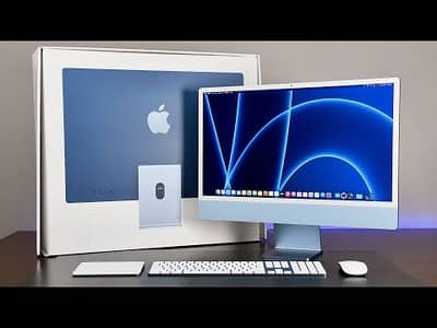 IMAC (2021) 5K 24 inch Brand New (Blue Colur)