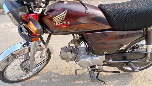 Honda cd 70, 2025, Red colour