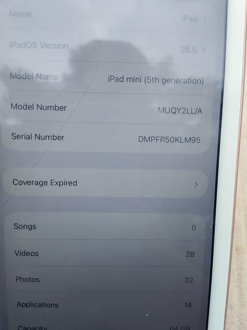 IPAD MINI 5th generation 0